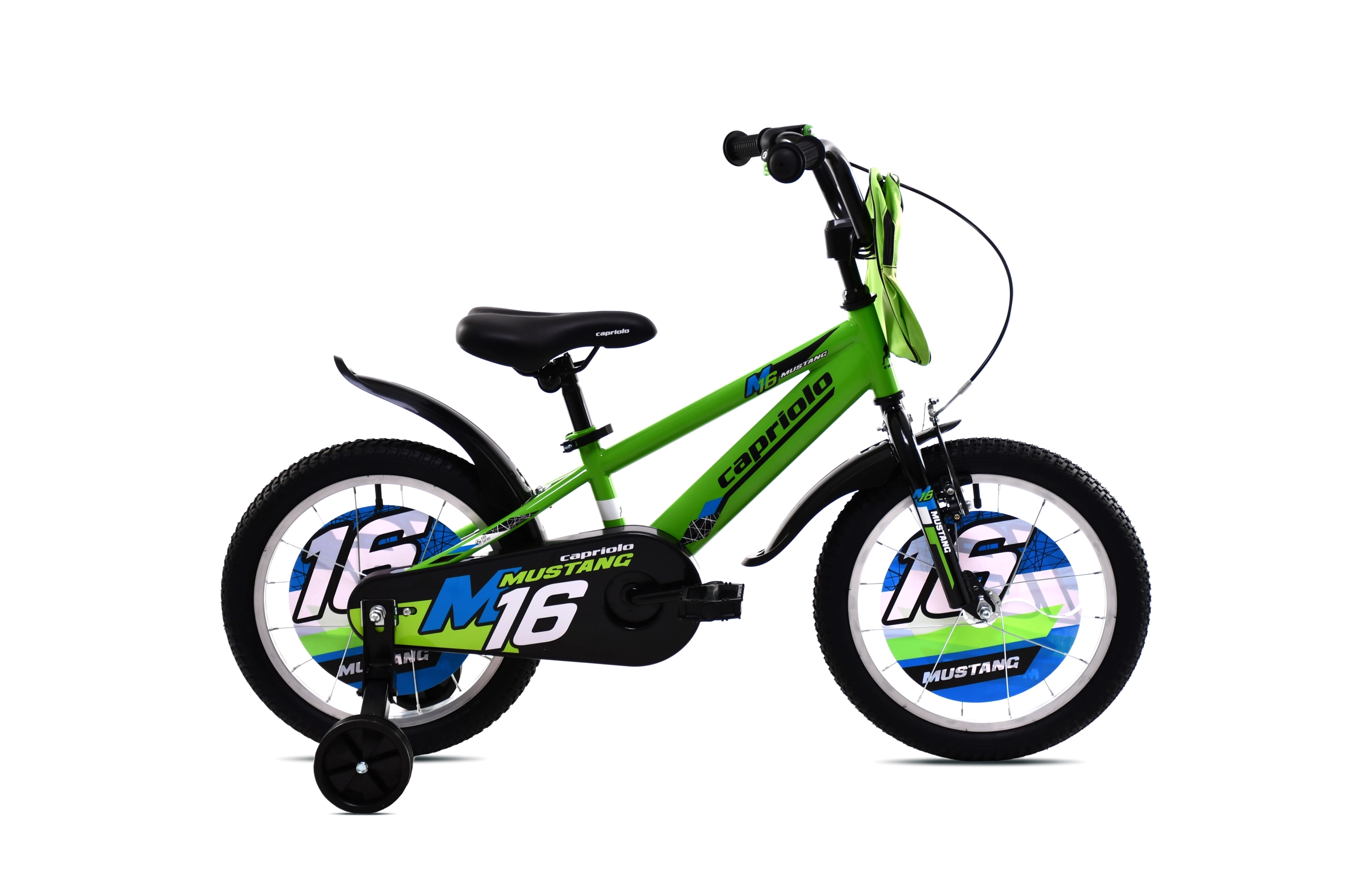 BICIKL CAPRIOLO MUSTANG 16 HT zeleno-crno
