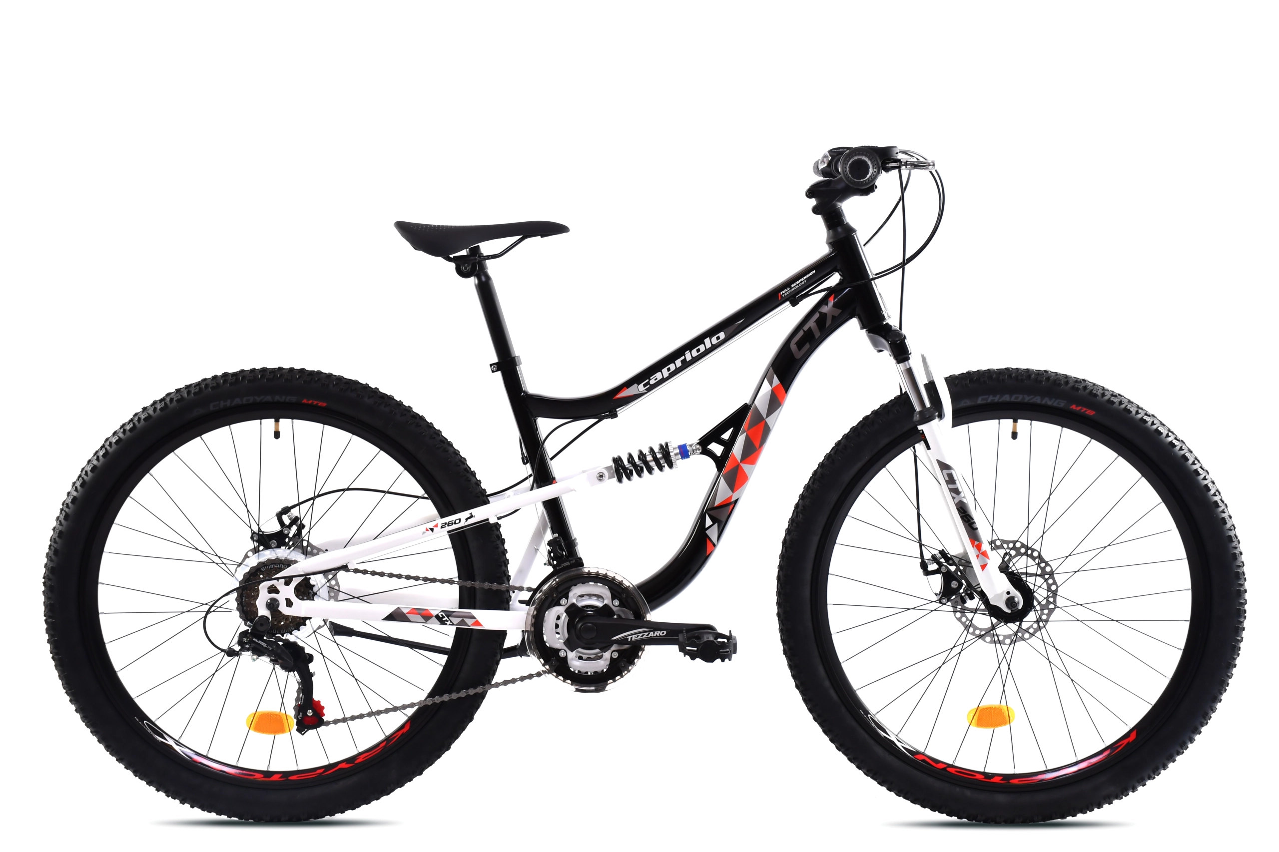 BICIKL CAPRIOLO CTX crno-crveno-belo
