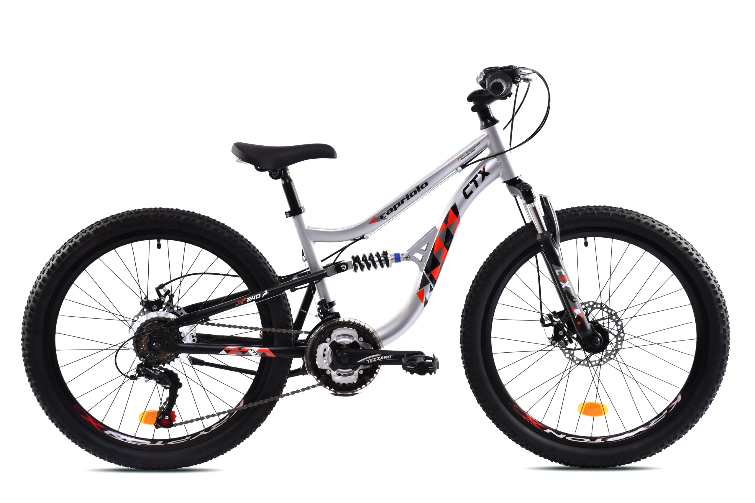 BICIKL CAPRIOLO CTX sivo-crveno
