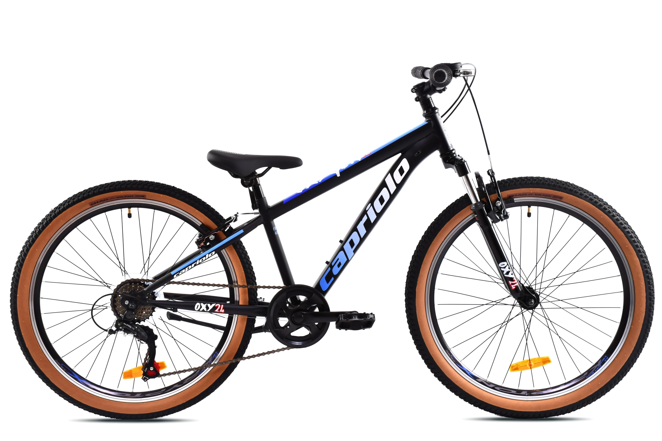 BICIKL CAPRIOLO OXYGEN 24 crno-plavo-crveno