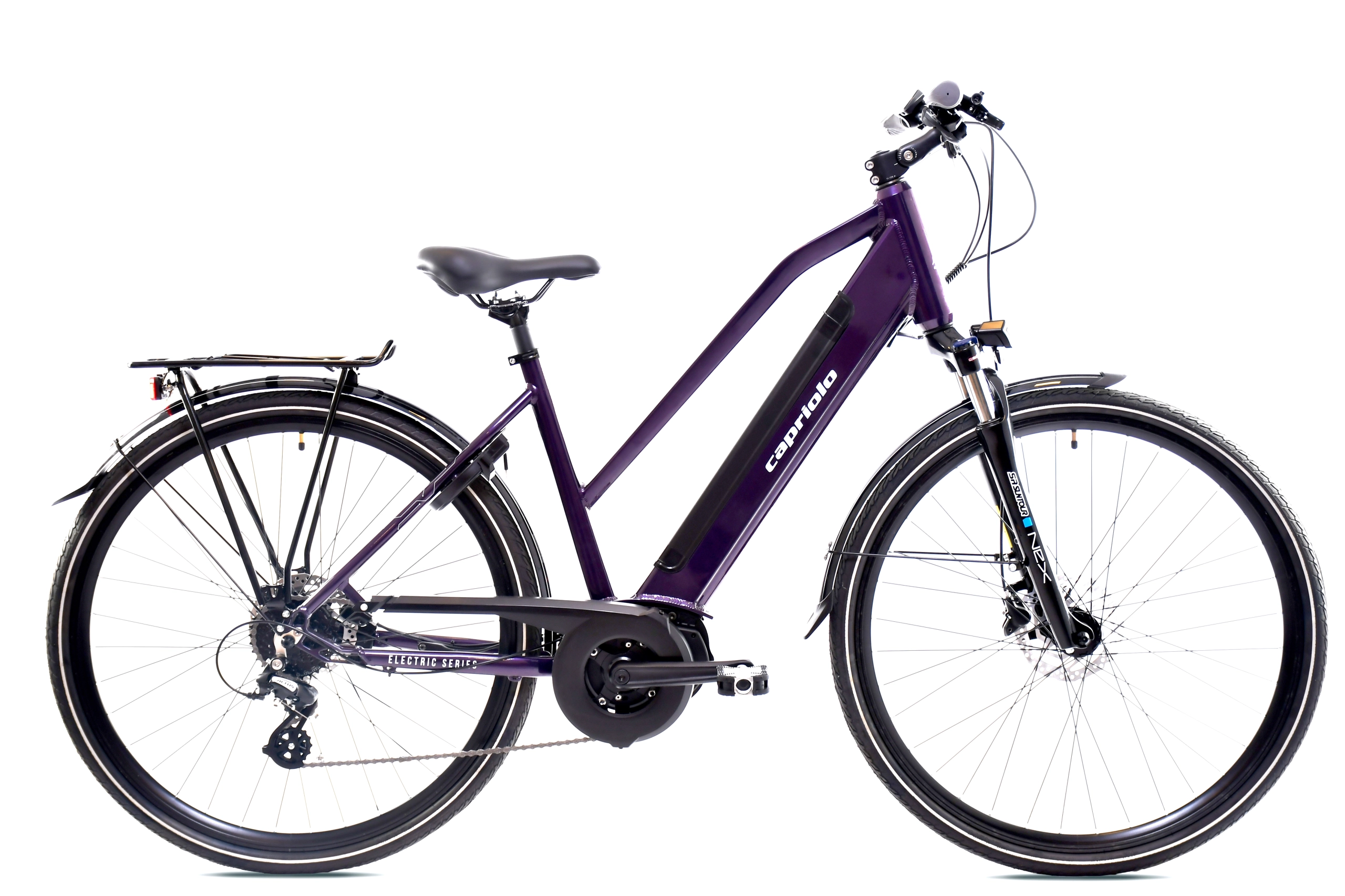 BICIKL CAPRIOLO E-BIKE ECO 700.3.2 LADY 28 ljubičasto