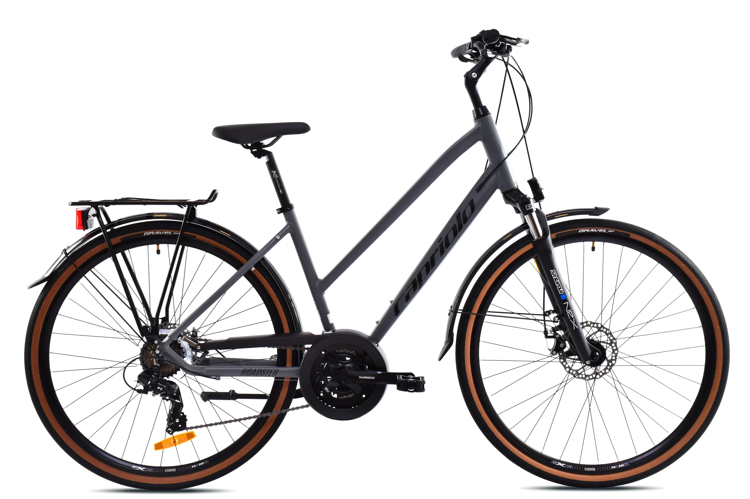 BICIKL CAPRIOLO ROADSTER TOUR TRAPEZ 28 sivo